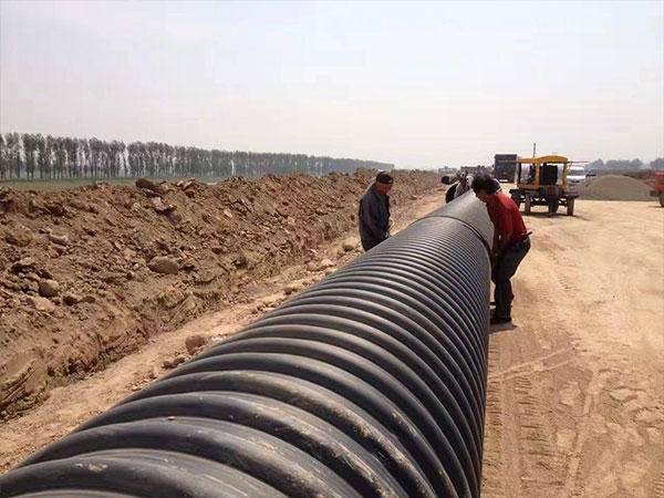 HDPE雙壁波紋管施工案例